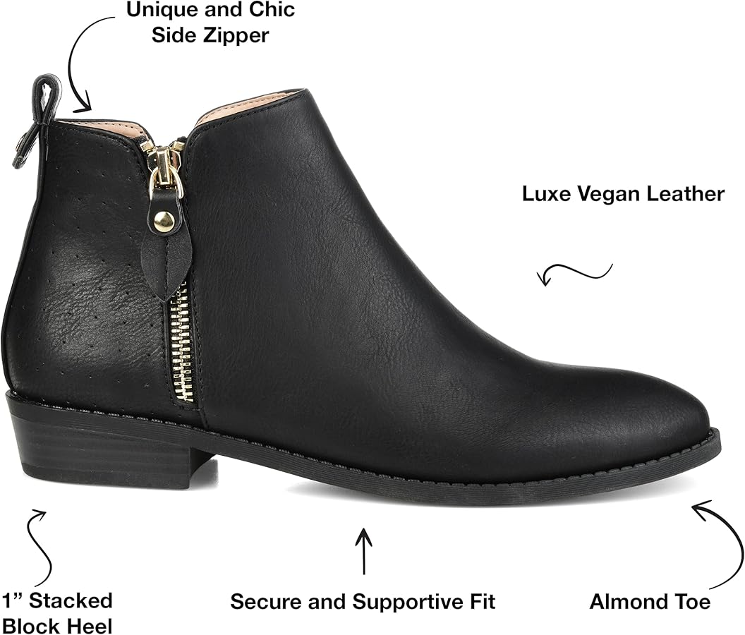 Amazon | Journee Collection レディース Ellis, ブラック, 26.5 cm